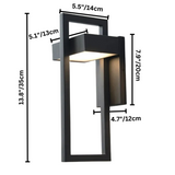 Modern Outdoor Wall Light | Scandinavian Aluminium LED Wall Lamp