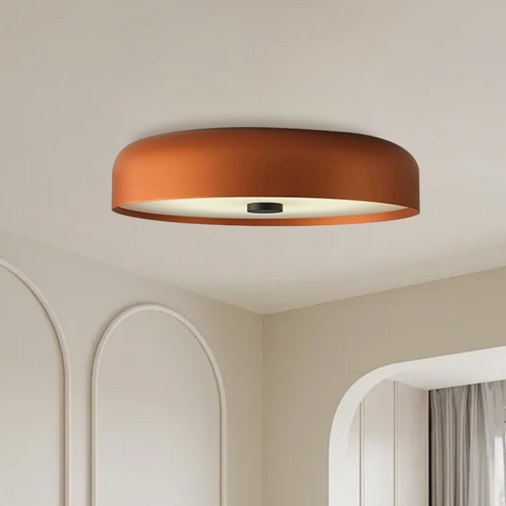 Nordische Retro-Deckenleuchte | Minimalistische LED-Aufbauleuchte