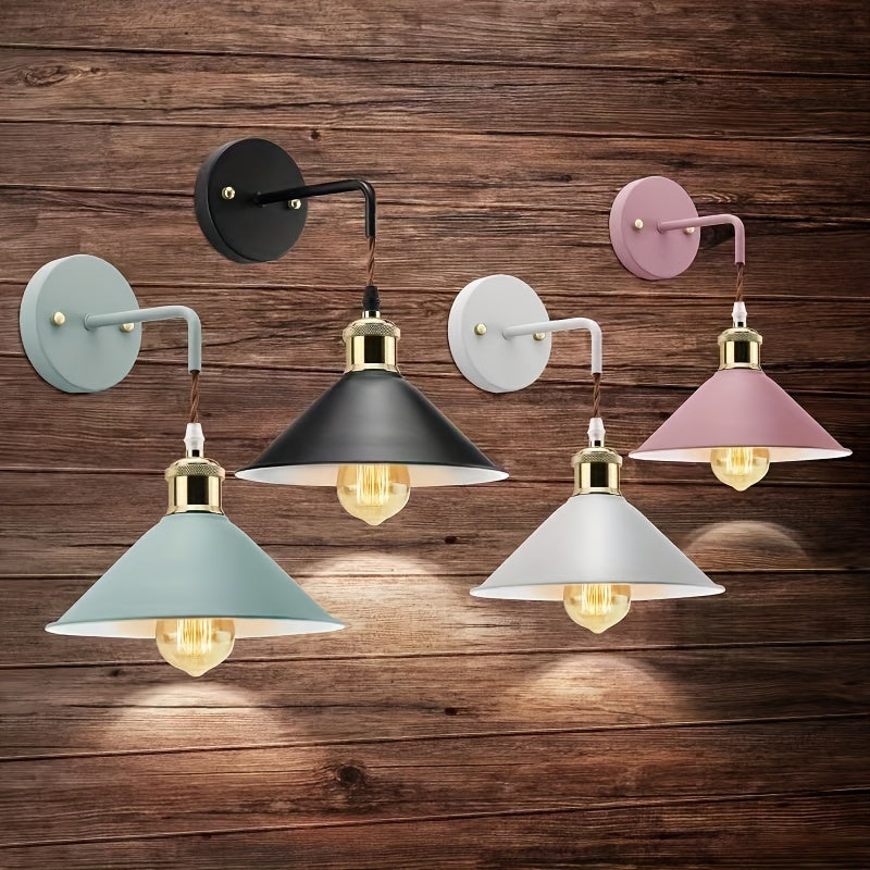 Moderne Metall-Wandleuchte | Industrielle Wandlampe im Used-Look
