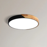Plafonnier LED | Design nordique moderne en bois