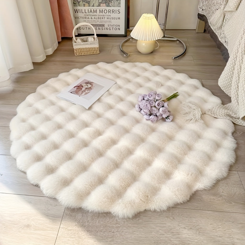 Cloud Comfort Tapis Rond Bulle | Tapis Rond Doux et Moelleux