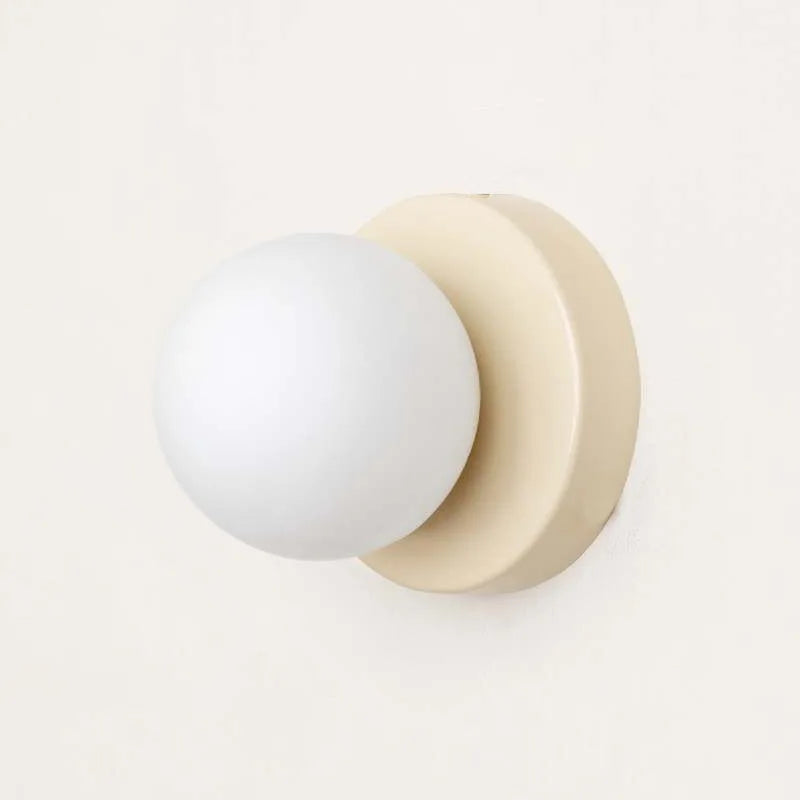Macaron LED Wall Lamp | Modern Colored Glass Sconce